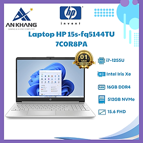 Mua Laptop HP 15s-fq5144TU 7C0R8PA (Core i7-1255U | 16GB | 512GB | Iris Xᵉ Graphics | 15.6 inch FHD | Windows 11 | Natural Silver) - Hàng Chính Hãng - Bảo Hành 12 Tháng Tại HP Việt Nam