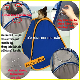 Lều xông hơi CHUI ĐẦU tự bung-Vải DÀY CHỐNG THẤM NƯỚC (màu ngẫu nhiên)