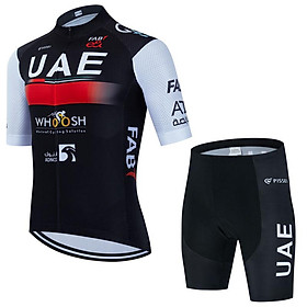 Áo đạp xe UAE Set 2023 Đội nam ngắn tay áo đạp xe đạp MTB MAILLOT MAILLOT ROPA CICLISMO BICHCLE MUỐN Color: 8 Size: S