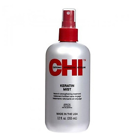 Xịt dưỡng tóc CHI Keratin Mist Leave-in Strengthening Treatment 355ml