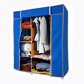Mua Tủ vải 2 buồng 6 ngăn  cao cấp chứa quần áo do Việt Nam sản xuất