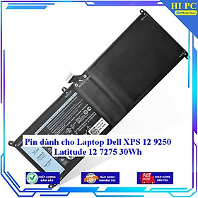 Mua Pin dành cho Laptop Dell XPS 12 9250 Latitude 12 7275 30Wh - Hàng Nhập Khẩu