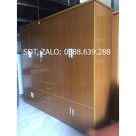 Tủ nhựa 5 cánh vân gỗ