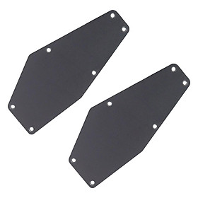 Set of 2 Guitar Pick Guard Guitar Backplate for Electric Bass, Guitar Parts