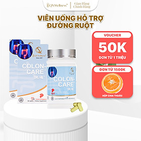 Combo Ưu Đãi Viên Uống Bổ Sung Colon Care QN Wellness Chiết Xuất Lô Hội, Hạt Mã Đề & Hạt Cassia Hỗ Trợ Đường Ruột, Bổ Sung Chất Xơ, Cải Thiện Trao Đổi Chất - Hộp 60 Viên x 2