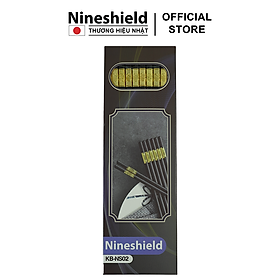 Hộp 10 đôi đũa mạ vàng hàng chính hãng Nineshield NS02