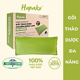 Gối Chườm Nóng Thảo Mộc Đa Năng Hapaku Giảm Đau Mỏi Cổ Vai Gáy, Lưng Hông, Giúp Ngủ Ngon Hơn, Gối Thảo Mộc Đa Năng - Size Lớn