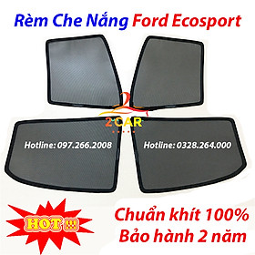Rèm Che Nắng Ford Ecosport 2013-2022, Rèm Chắn Nắng Nam Châm Cho Xe ô tô, Bộ 4 Tấm, có nam châm