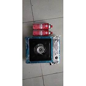 Mua Bếp gas mini  Inox Giá Rẻ   kèm tặng 2 bình ga as mini
