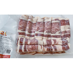 [Chỉ giao HCM] - BA CHỈ BÒ MỸ - [Giao siêu tốc] - Bào cuộn - Túi 500gr