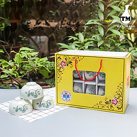 Mua 01 Bát Chén Ăn Cơm Họa Tiết Vẽ Tay Gốm Sứ Bat Trang (Mua 5 Tặng 1)