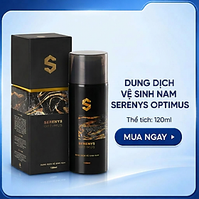 Dung dịch vệ sinh nam Serenys Optimus làm sạch khử mùi làm sáng phụ khoa nam giới