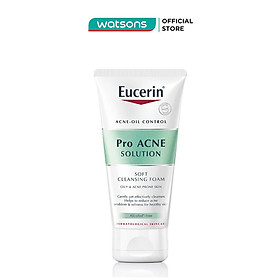 Sữa Rửa Mặt Eucerin Dạng Bọt Sạch Sâu Cho Da Nhờn Pro Acne 50G