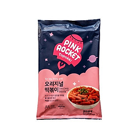Bánh gạo Pink Rocket Topokki truyền thống 240g