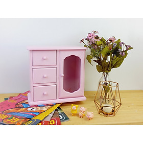 Hộp Nữ Trang Gỗ Nhiều Màu, Hộp Đa Năng 25x13 cm Xinh Xắn Tinh Tế - Hàng VN Xuất Khẩu