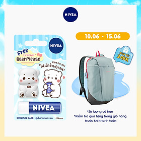 Son Dưỡng Môi Chuyên Sâu Nivea Lip Original Care - Tặng Kèm Ốp Son - 85061