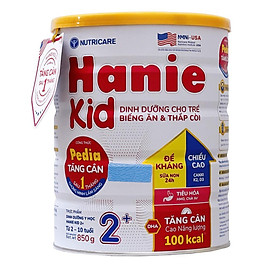 Hình ảnh Sữa bột Hanie Kid Junior dành cho trẻ biếng ăn & suy dinh dưỡng 1-10 tuổi (900g)