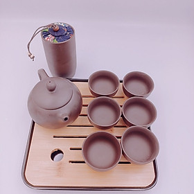 Mua Bộ Bình Trà Tử Sa  Có Túi Đựng Đi Du Lịch Tiện Lợi