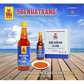 Thùng 6 Chai Nước mắm Nhỉ Cá cơm 584 Nha Trang - 25 độ đạm