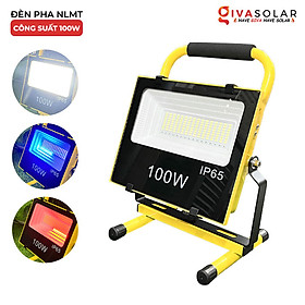 Mua Đèn pha sạc điện và năng lượng mặt trời GIVASOLAR YTH-E-100W