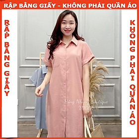 Rập giấy may đầm sơ mi mã 1666
