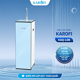 Mua Máy lọc nước 10 lõi Karofi KAQ-L08 - Màng RO Hàn 100 GPD  Lõi Smax Pro V & HP 6.0 bổ sung khoáng chất - Giao lắp mi - Hàng Chính Hãng