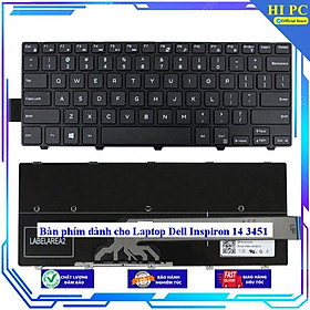 Bàn phím dành cho Laptop Dell Inspiron 14 3451 - Hàng Nhập Khẩu