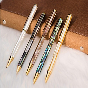 B&J - Bút bi ký tên Xà Cừ Mermaid Abalone ''Mỹ Nghệ Và Mang Tài Lộc'' Kèm ống mực và Túi Giftset được sản xuất bởi B&J
