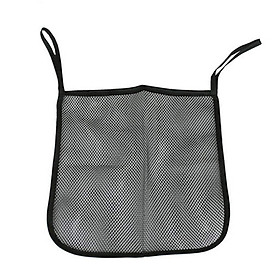 Net Pocket Stroller Bag Universal with Lanyard Polyester Baby Carriage Organizer