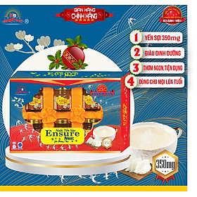 Yến Chưng Đường Phèn Ensure Nest 350mg Yến Nguồn Gốc Khánh Hoà - 70ml -Quà Sinh Nhật-Quà Biếu Tặng