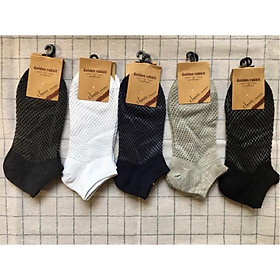COMBO 10 ĐÔI TẤT LƯỚI THÔNG HƠI NAM XUẤT NHẬT