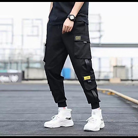 Quần jogger thể thao nam LOGO VÀNG FREESHIP kaki nam bó ống co giãn vải đẹp dáng dài hè phong cách Hàn Quốc