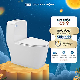 Mua Bồn cầu một khối TUSLO MON 2092 Pro lớp phủ men Nano cao cấp  công nghệ xả Siphon không gây ồn  tiết kiệm nước - Hoa Sen Home - Hàng chính hãng