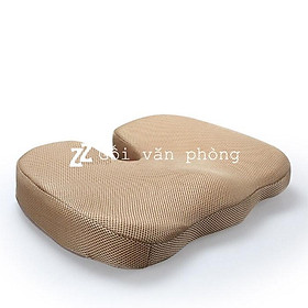 Gối (Nệm) Lót Ghế Văn Phòng Cao Su Non, Chống Đau Xương Cụt, Ê Nhức Mông ZURI PILLOW - GLM02