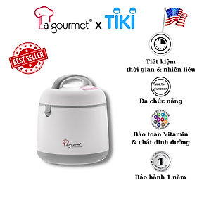 Mua Nồi ủ chân không nấu chậm cao cấp La gourmet 2.5L trắng - 207814 (tiết kiệm thời gian  an toàn sức khỏe  bảo toàn dinh dưỡng)