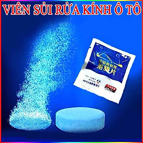 Hình ảnh Viên sủi rửa kính xe ô tô - loại 1 viên pha 4 lít nước giúp tẩy sạch kính lái