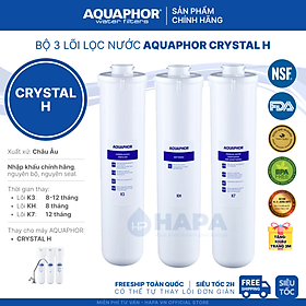 Mua Bộ 3 Lõi Lọc Nước AQUAPHOR Nhập Khẩu Thay Cho Máy AQUAPHOR CRYSTAL H - Hàng Chính Hãng