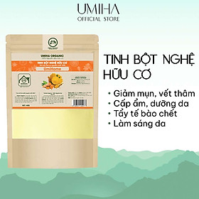 Bột Nghệ nguyên chất UMIHOME 40G dùng uống hỗ trợ sức khỏe và đắp mặt nạ dưỡng da hiệu quả