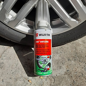 Mỡ bò xịt khô Wurth HHS Drylube 400ml 08931066 Adhesive Lubricant HHS Drylube