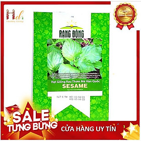 Mua Hạt Giống Rau Thơm Mè (Lá Mè Vừng) Hàn Quốc- Trồng Hạt Giống Rau Củ Quả  Hoa Hồng Bằng Đất Sạch  Xơ Dừa  Phân Bón Hữu Cơ