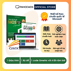 Sách - Combo "Làm Chủ Bài Thi MOS Excel 2016 Specialist", Ứng dụng tin học văn phòng cơ bản - tinhocmos - Trọn bộ MOS Excel