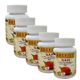 VIÊN NANG DẦU GẤC - GAVI COMBO 5 HỘP