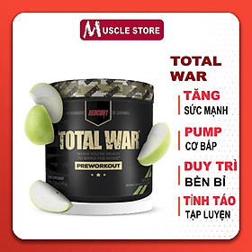 [Chính hãng] Redcon1 Total War (30 Liều) Pre Workout, Tăng Năng Lượng, Sức Bền Tập Trung, Beta-Alanine, 350mg Caffeine