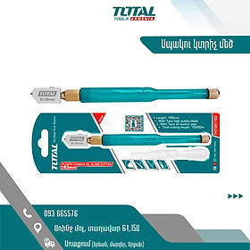 DAO CẮT KÍNH TAY CẦM NHỰA TOTAL THT561782 - HÀNG CHÍNH HÃNG