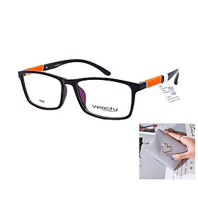 Gọng kính, mắt kính chính hãng VELOCITY VL36458 011 - Tặng 1 ví cầm tay (màu ngẫu nhiên)