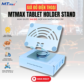 Mua Giá Đỡ XT02 Ipad  Điện Thoại  Laptop Đến 12inch Giá Đỡ Máy Tính Bảng Hợp Kim Nhôm Cao Cấp xoay 360 độ phù hợp với Ipad  Tablet và điện thoại từ 5 đến 12 inch  Hàng Chính Hãng