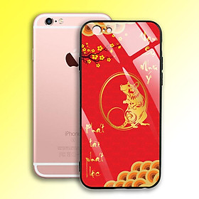 Ốp Lưng Họa Tiết Mạ Màu Vàng Ánh Kim cho điện thoại Iphone 6 Plus / 6S Plus - 03002 7985 MOUSE05 - Phát Tài Phát Lộc - Hàng Chính Hãng
