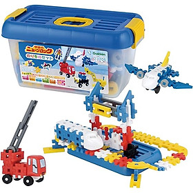 Bộ đồ chơi khối lắp rắp Gakken New Block _ Vehicle Set