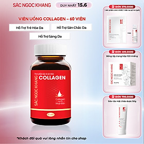 Collagen Sắc Ngọc Khang thế hệ mới 100% từ Nhật Bản [Hộp 60 viên]