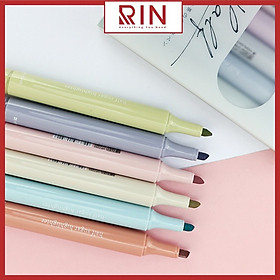 Set 6 bút highlight dạ quang đánh dấu dòng Haflsugar